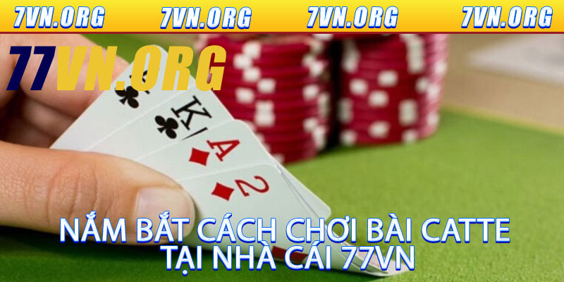 Nắm Bắt Cách Chơi Bài Catte Tại Nhà Cái 77VN